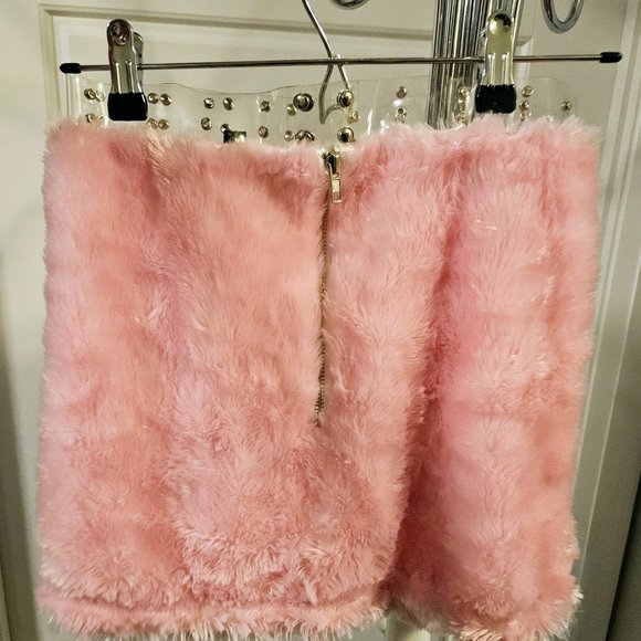 Fluffy Mini Skirt - Picture 3 of 7